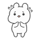 Bunnynervous0 emoji