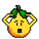 Pear Pulling Out Leaves emoji