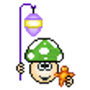 Mushroom Lantern emoji