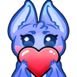 Bluebat emoji