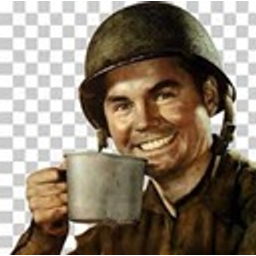 Cuppa Joe Soldier Coffee emoji