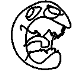 Doodle Panicked Face emoji