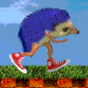Sanic Gotta Run emoji