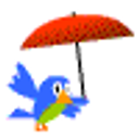 Birdieumbrella emoji