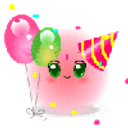 Birthday Fluff emoji