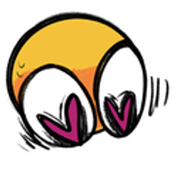 Fox Tucked Sleepy emoji