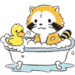 Red Panda Bath emoji