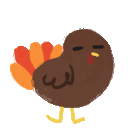 Little Bouncing Turkey emoji
