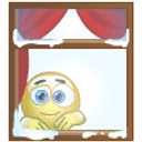 Snowflakes Window emoji