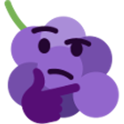 Thinkinggrapes emoji