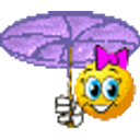 Girl Umbrella emoji