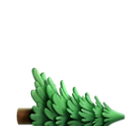 Evergreen Tree Cut emoji