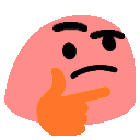 Rainbowthinking emoji