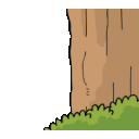 Hands Peeking Tree emoji