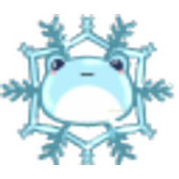 Snowflake Frog emoji