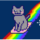 Nyancat Slide emoji