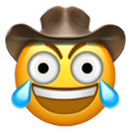 Insane Laugh Cowbow emoji