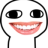 Creepy Smile Wide emoji