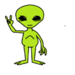 Friendly Alien emoji