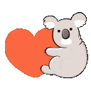 Koala Heart emoji