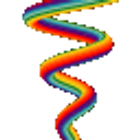 Rainbow Swirl emoji