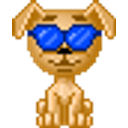 Puppy Sunglasses emoji