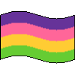 Prideflag Lesbian Wave emoji