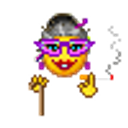Old Lady Smoking emoji