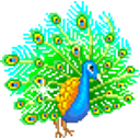 Peacock emoji