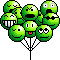 Green Balloons emoji