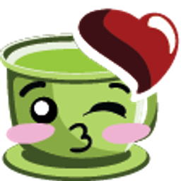 Kissing Tea emoji