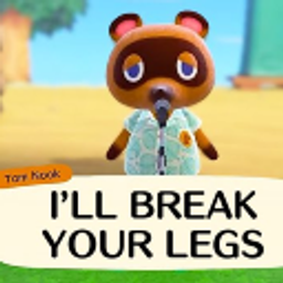 Tomnook Angry Point emoji