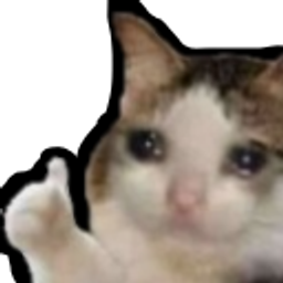Cry Cat Thumbs Up emoji