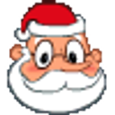 Santa Crazy emoji