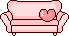Sofa Pink emoji