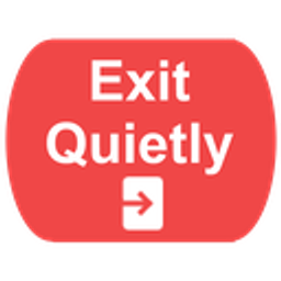 Exitquietly emoji