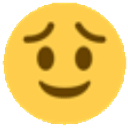 Worry Smile Spin emoji