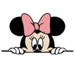 Minniepeek emoji