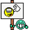 Waving Sign emoji