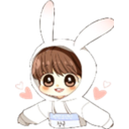 Bunny Boy Happy emoji