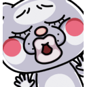 Cute Bunny Whistle Happy emoji