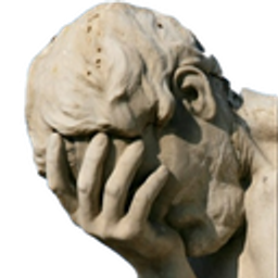 Statue Facepalm emoji