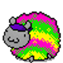 Sheepy Neon emoji