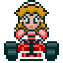 Mario Kart Princess Peach emoji