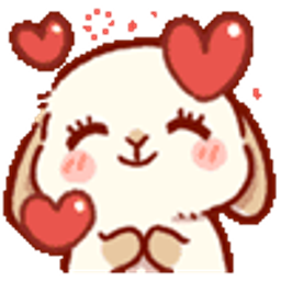 Heartbunny emoji