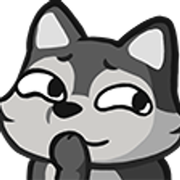 Wolf Giggle emoji