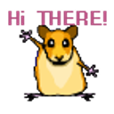 Hi There Hamster emoji