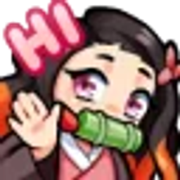 Nezuko Hi emoji