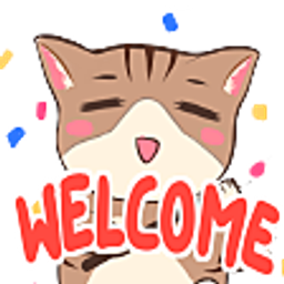 Cat Wink Welcome emoji