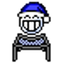 Jumping Xmas emoji